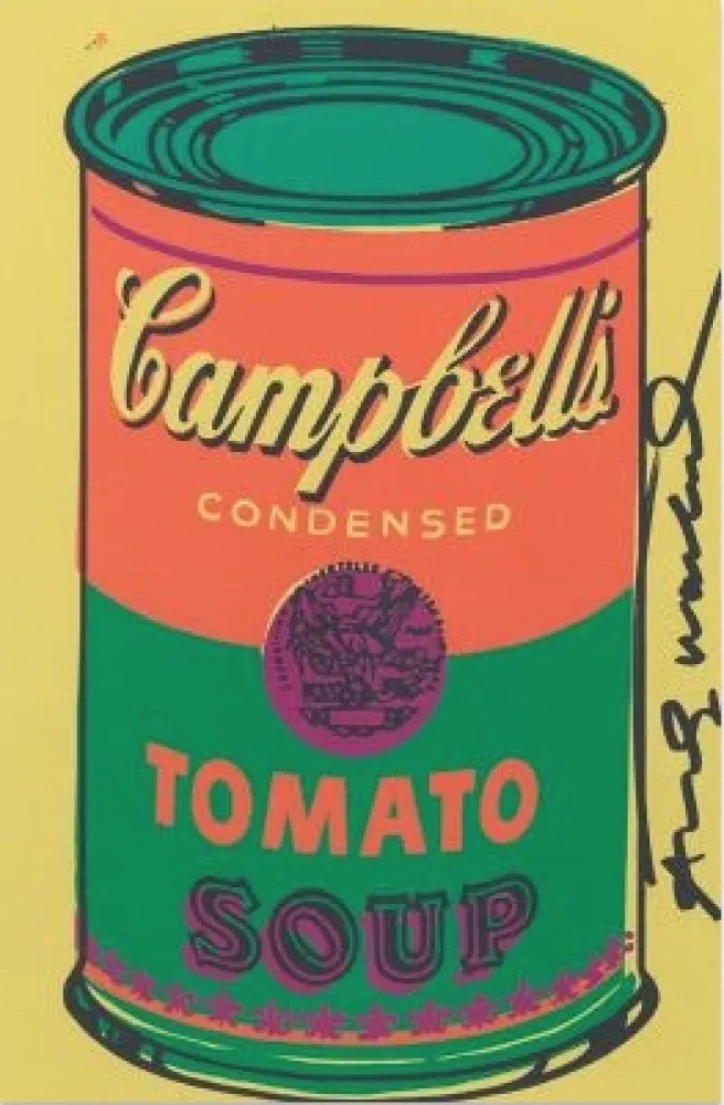 Lithografie Warhol - Tomato Soup Bookplate