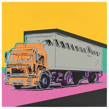 Zeefdruk Warhol - Truck 367