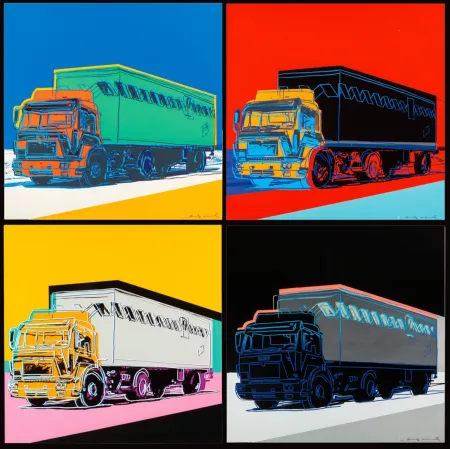 Zeefdruk Warhol - Truck Complete Portfolio