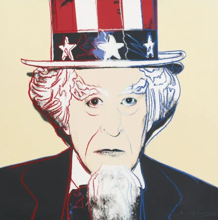 Zeefdruk Warhol - Uncle Sam (FS II.259)