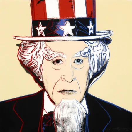 Zeefdruk Warhol - Uncle Sam (FS II.259)