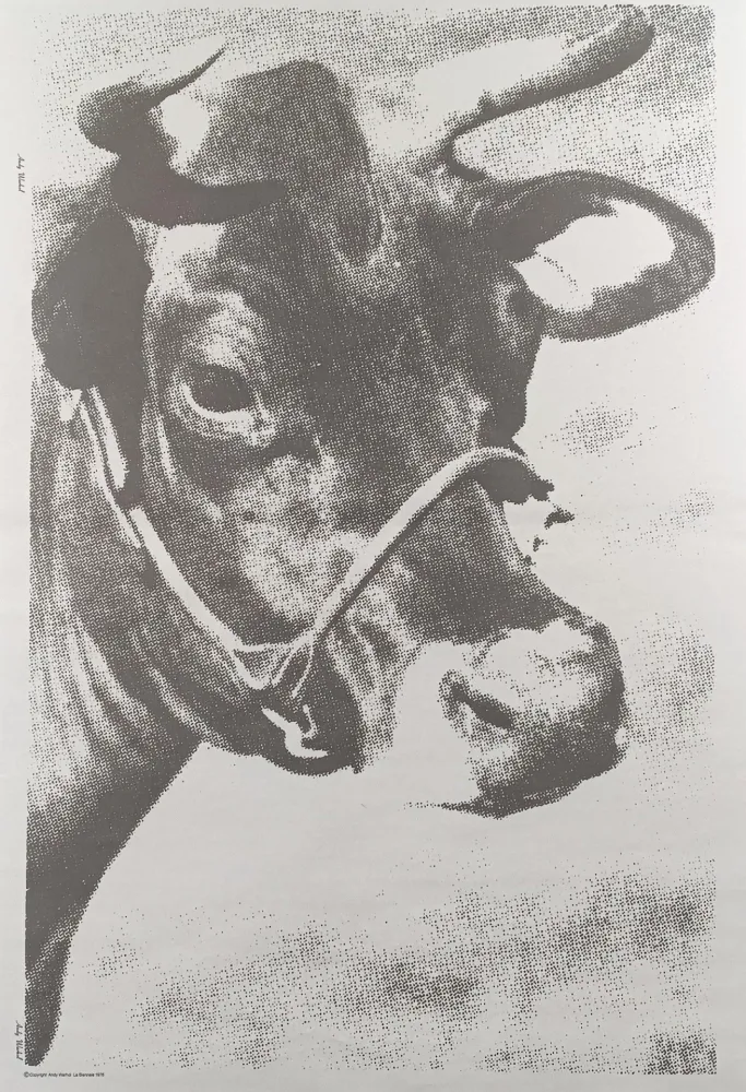 Lithografie Warhol - Venice Biennale COW