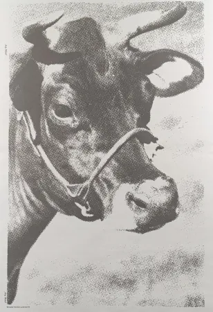 Lithografie Warhol - Venice Biennale COW