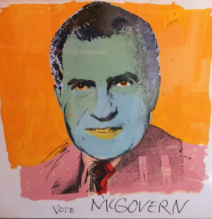 Zeefdruk Warhol - Vote McGovern