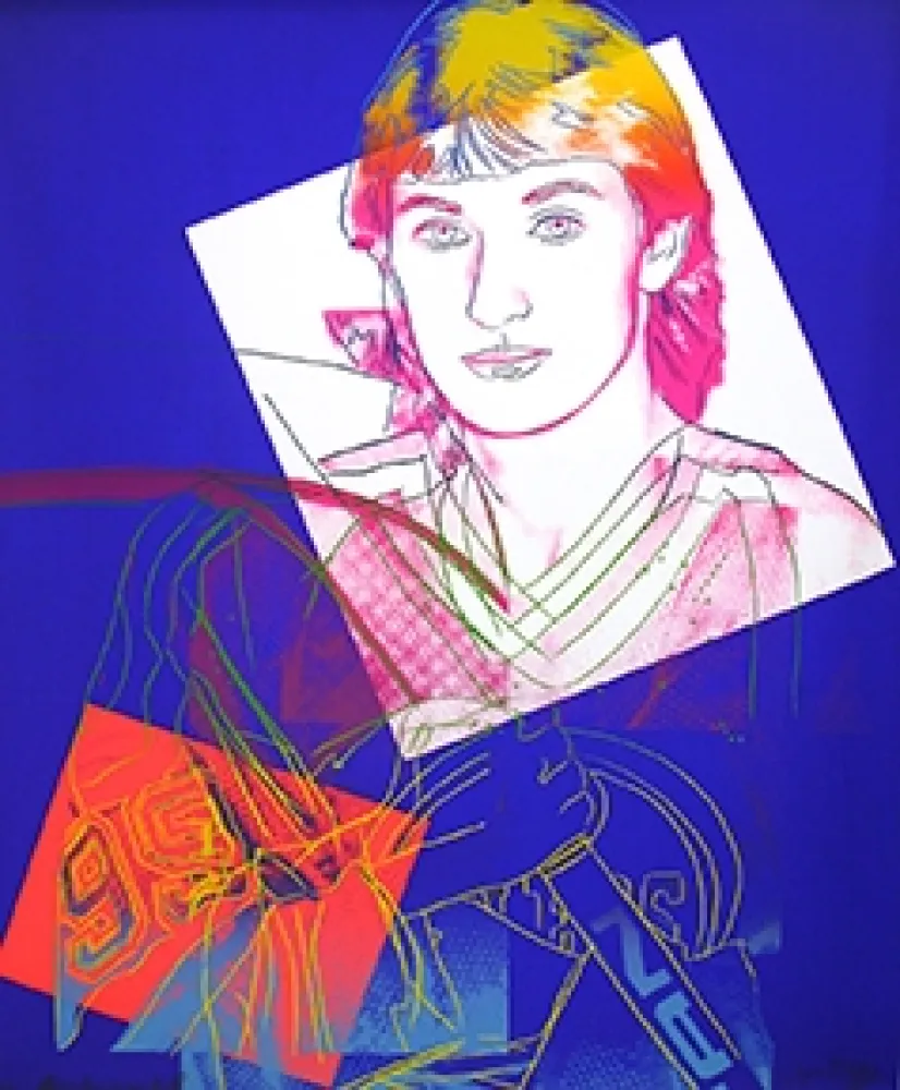 Zeefdruk Warhol - Wayne Gretsky