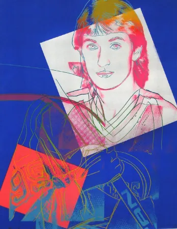 Zeefdruk Warhol -  Wayne Gretzky (FS II.306)