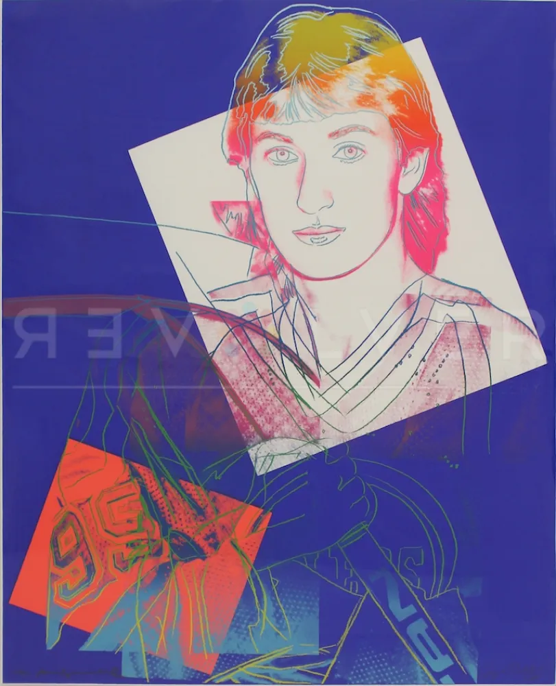 Zeefdruk Warhol - Wayne Gretzky (FS II.306)