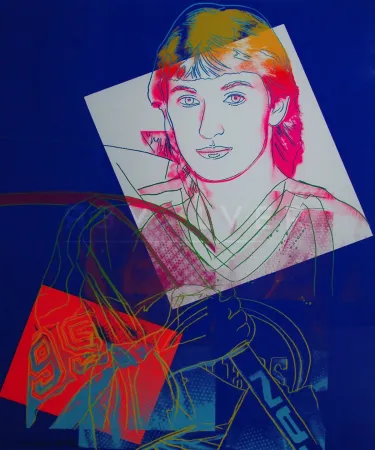 Zeefdruk Warhol - Wayne Gretzky (FS II.306)