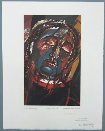 Houtsnede Waroquier - Dolori Sacrum