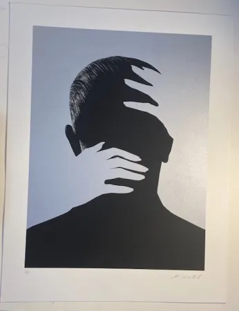 Zeefdruk Webb - Embrace (silver)