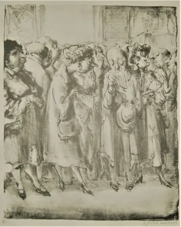 Lithografie Weber - Im Prado II (In the Prado, II)