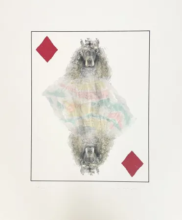 Lithografie Wegman - Royal Flush (Diamonds)