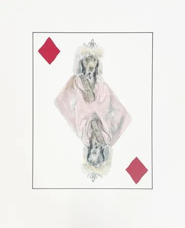 Lithografie Wegman - Royal Flush (Diamonds)