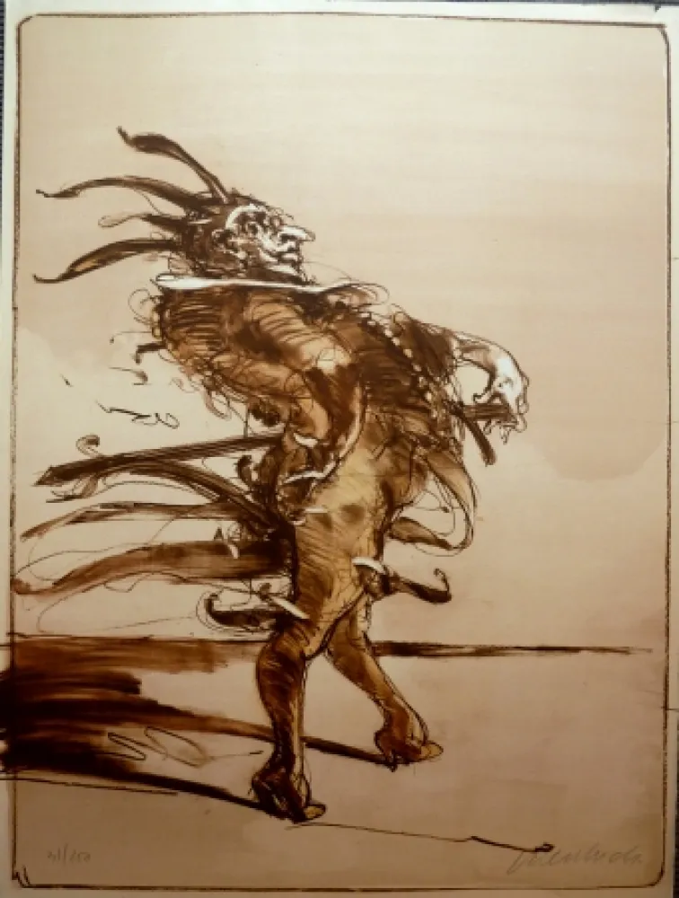 Lithografie Weisbuch - Il Terore