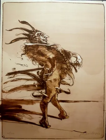 Lithografie Weisbuch - Il Terore