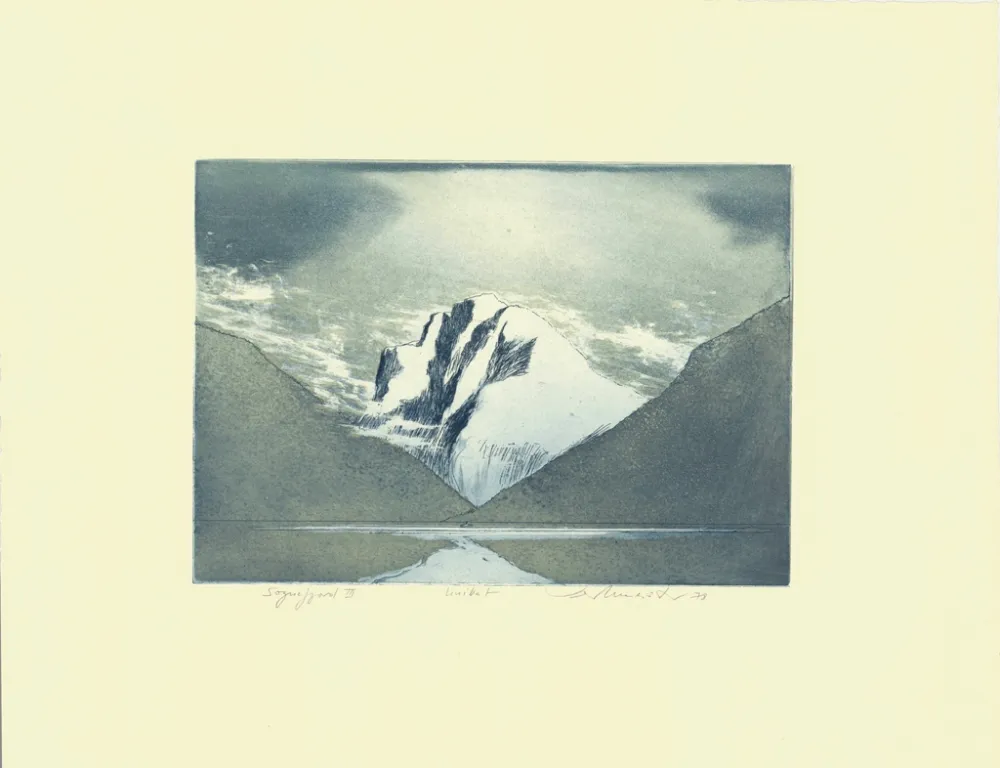 Ets En Aquatint Werkmeister - Sognefjord III