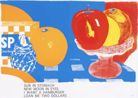 Lithografie Wesselmann - Apples and Oranges, from the One Cent Life portfolio