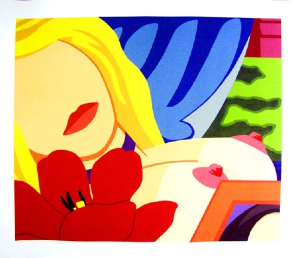 Lithografie Wesselmann - Bedroom blonde