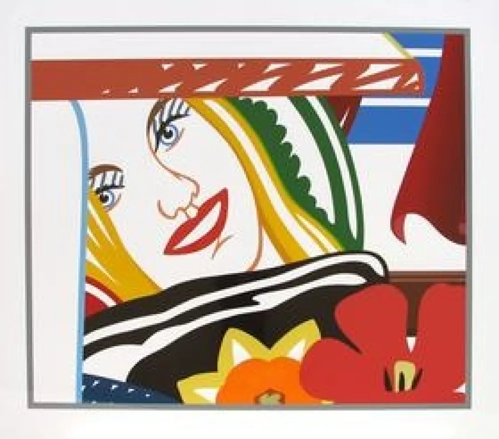 Zeefdruk Wesselmann - Bedroom Face #41