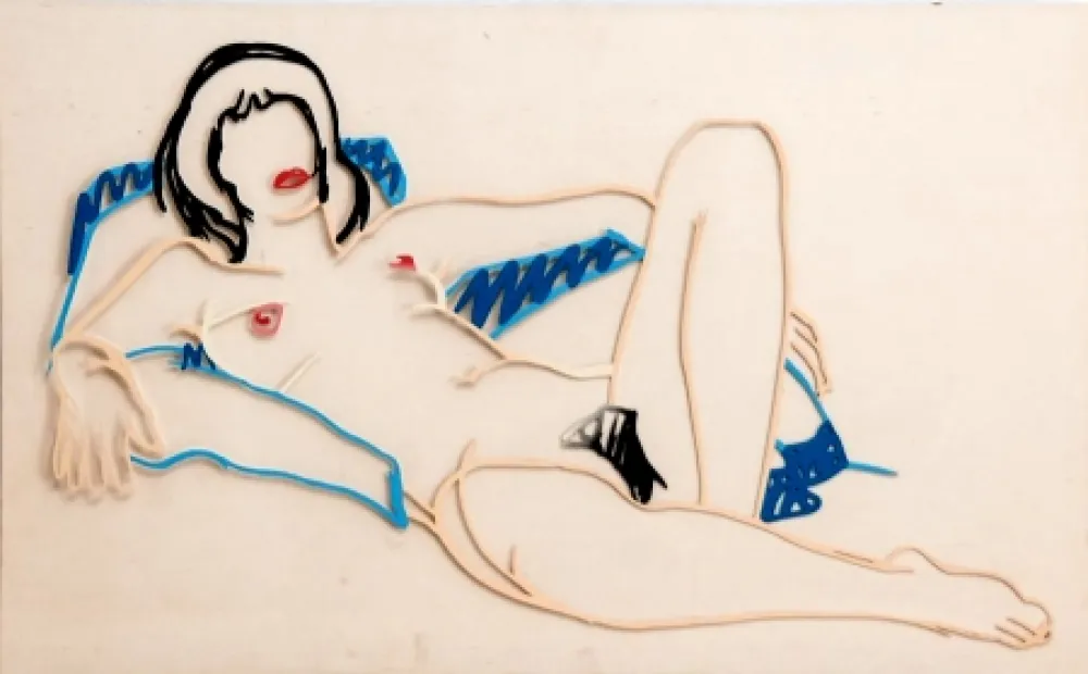 Geen Techniek Wesselmann - Monica Lying on Blanket