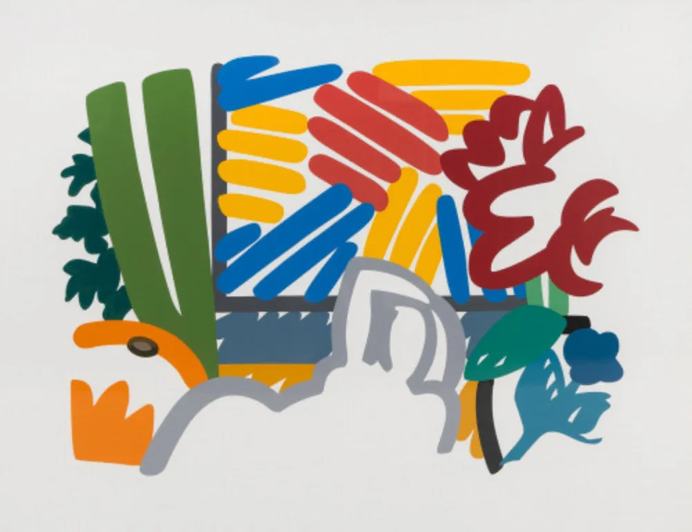 Zeefdruk Wesselmann - Still Life with Matisse and Johns