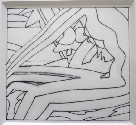 Geen Techniek Wesselmann - Study for Sunset Nude with Red stockings