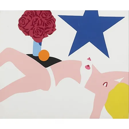 Zeefdruk Wesselmann - The Great American Nude 
