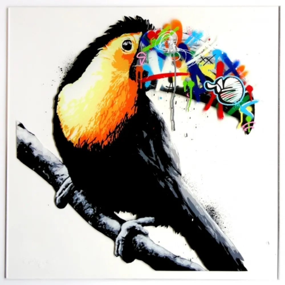 Zeefdruk Whatson - Toucan (acrylic)