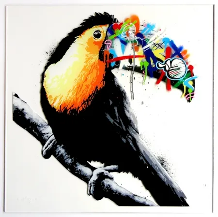 Zeefdruk Whatson - Toucan (acrylic)