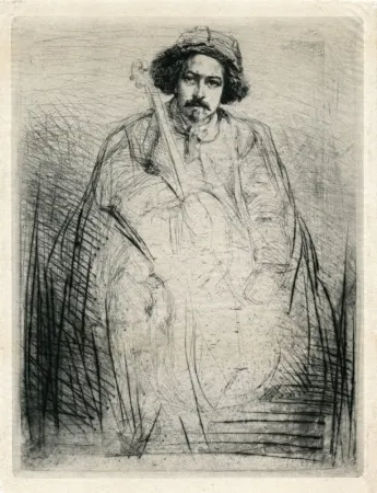 Gravure Whistler - Becquet - Plate 8 from A Series of Sixteen Etchings