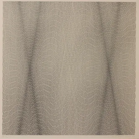 Lithografie Wilding - GRAPHIC INTERFERENCE WITH PROGRESSIVE LATTICE - EXACTA FROM CONSTRUCTIVISM TO SYSTEMATIC ART 1918-1985