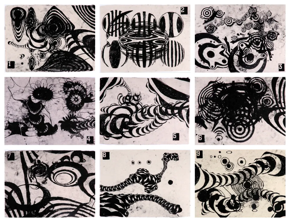 Lithografie Winters - Tokyo Notes (portfolio of 9)