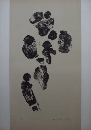 Lithografie Witold-K - Le défilé