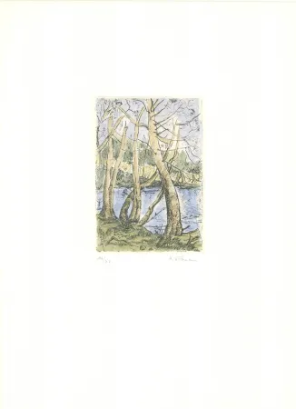 Gravure Wittmann - Bäume