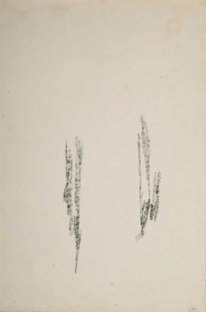 Geen Techniek Wols - Commencement d'un dessin