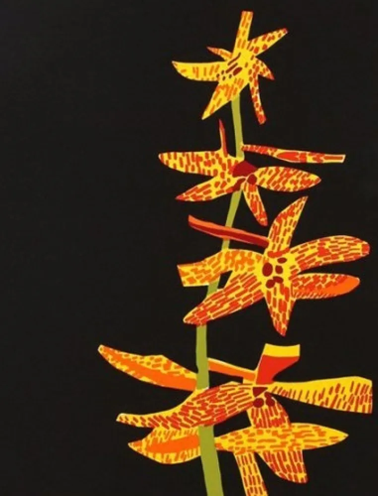 Zeefdruk Wood - Untitled