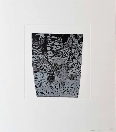 Gravure Wood - Untitled (8) from 8 Pots