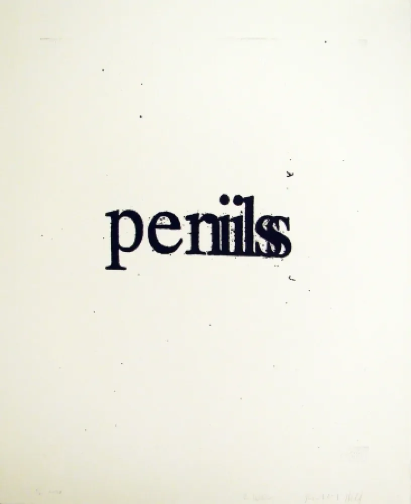Zeefdruk Wool - Penis Perils