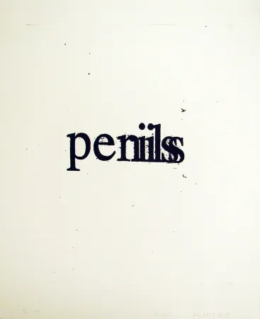Zeefdruk Wool - Penis Perils