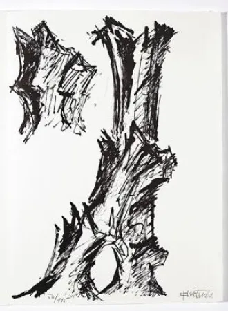 Lithografie Wotruba - Jean Cassou: vingt-deux poèms