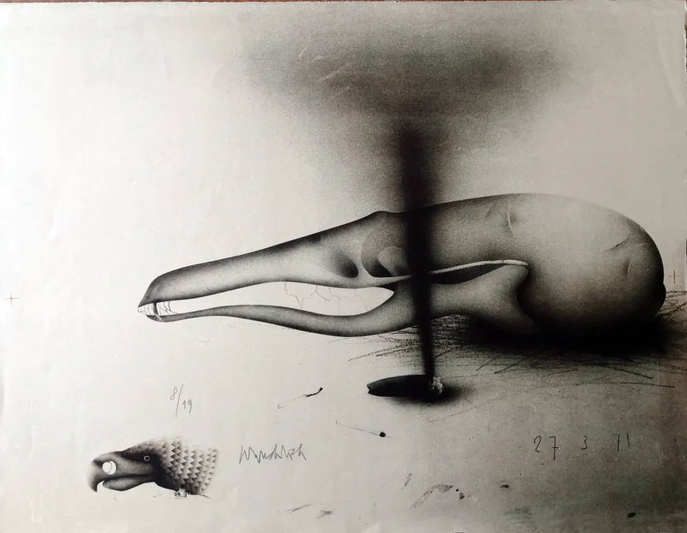 Lithografie Wunderlich - Composizione