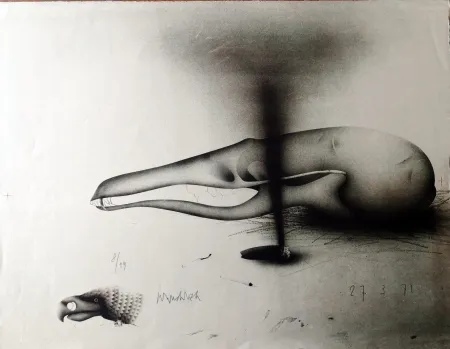 Lithografie Wunderlich - Composizione