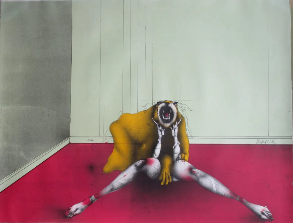 Lithografie Wunderlich - La Belle et la Bete