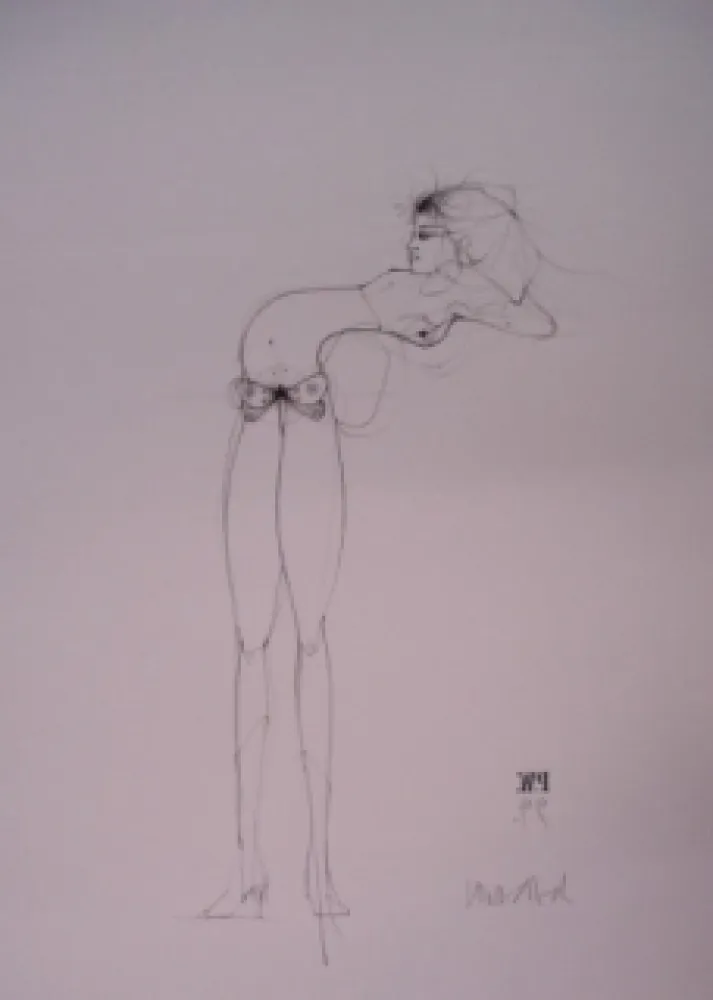 Lithografie Wunderlich - Lolita