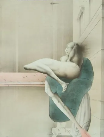 Lithografie Wunderlich - Omaggio a Michelangelo