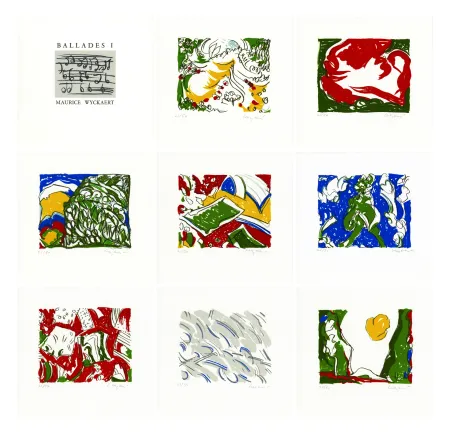 Lithografie Wyckaert - Bales I (complete portfolio)