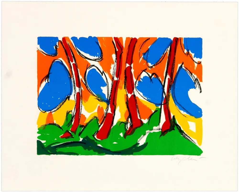 Lithografie Wyckaert - Encre cinq et sept