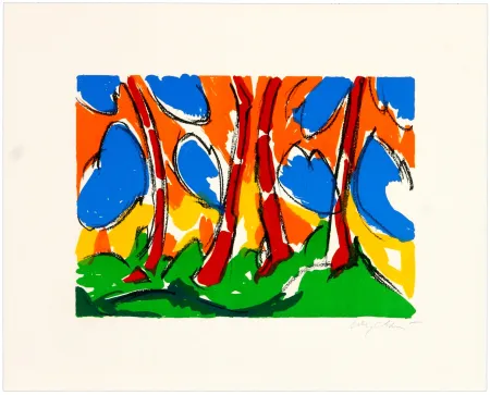 Lithografie Wyckaert - Encre cinq et sept