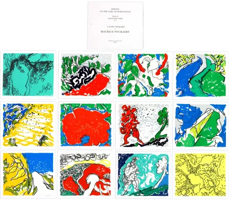 Lithografie Wyckaert - Epistle to the earl of Burlington (complete portofolio)