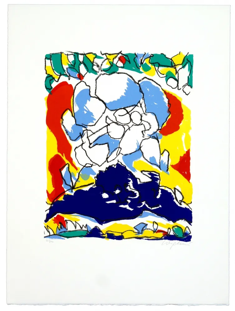 Lithografie Wyckaert - Portrait de la femme d'A.pope